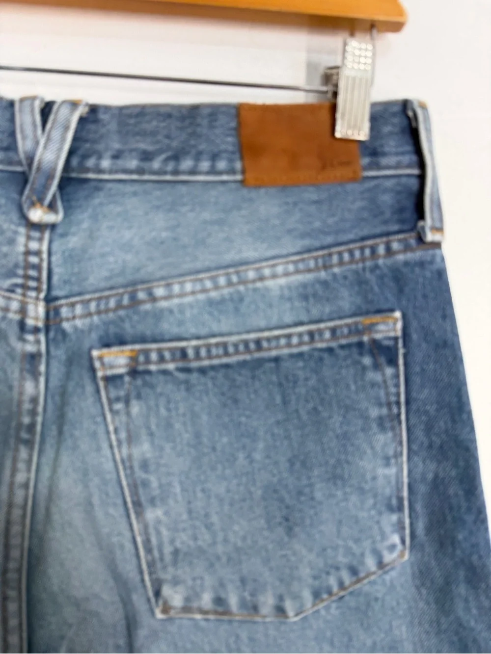 J.Crew Straight Slouchy Boyfriend Jeans 27 Southern Sky Wash 100% Cotton Denim